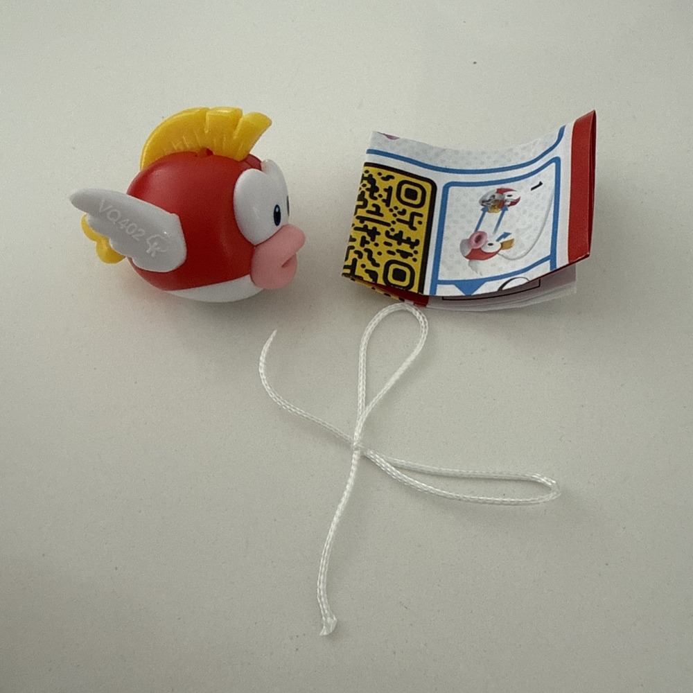 Cheep Cheep Figure - Kinder Joy 37S2 - Super Mario Bros, Nintendo Ornament
